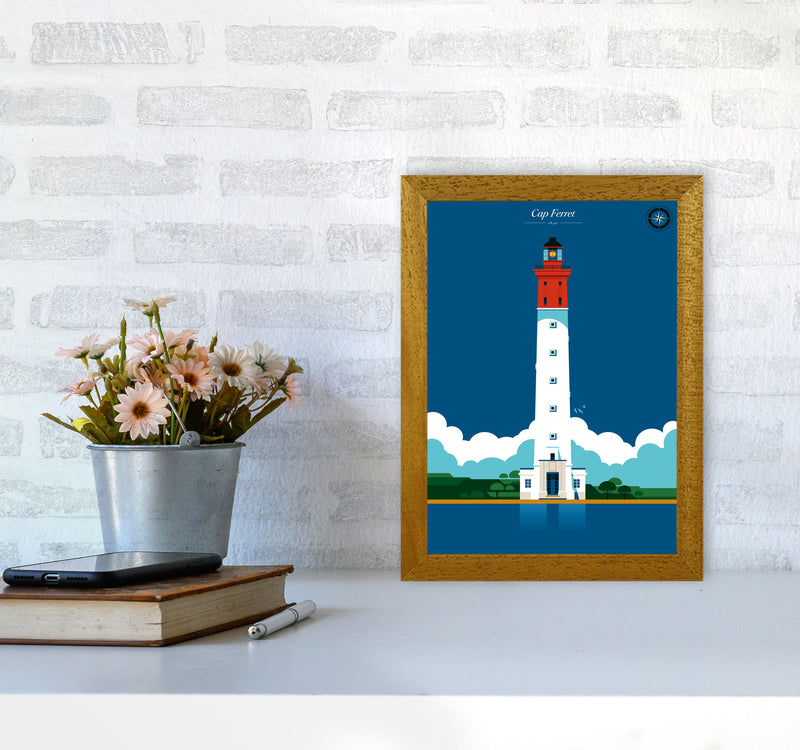 Cap Ferret Art Print by Bo Lundberg A4 Print Only