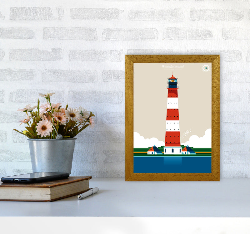 Westerheversand Art Print by Bo Lundberg A4 Print Only