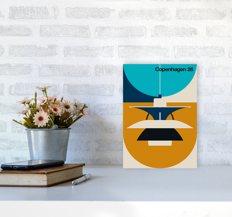 Copenhagen 26 Art Print by Bo Lundberg A4 Black Frame