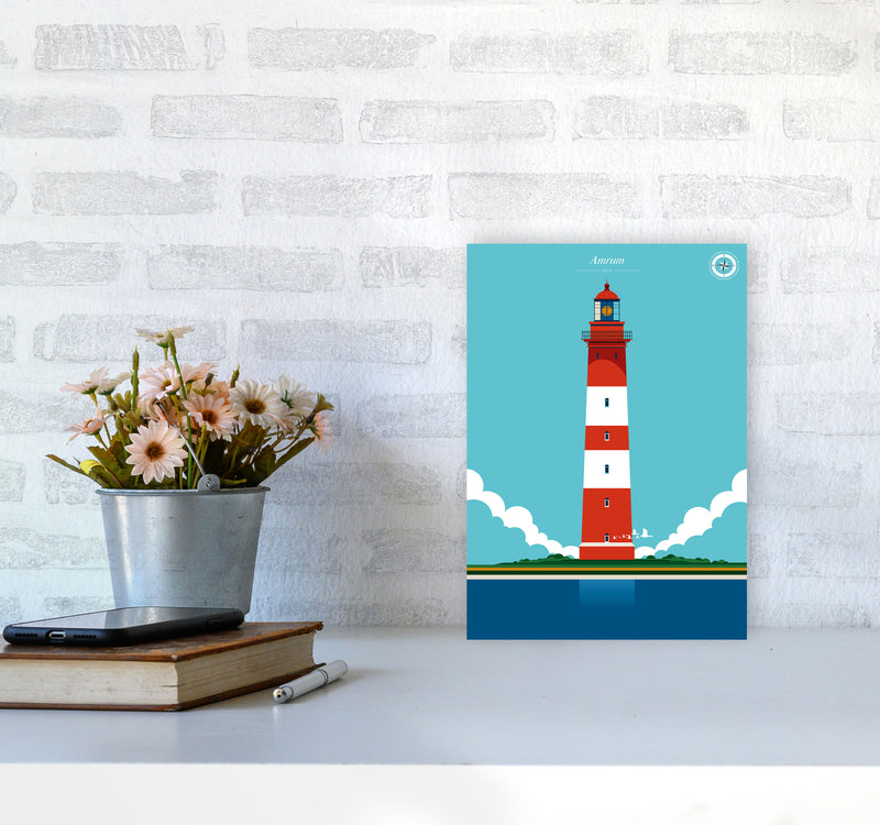 Amrum Art Print by Bo Lundberg A4 Black Frame