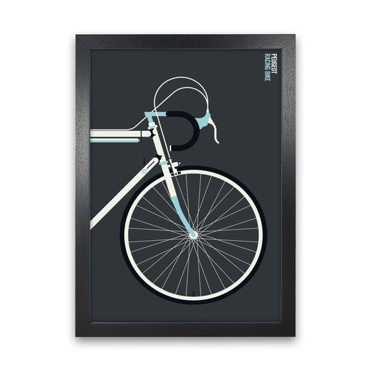 Peugeot front Art Print by Bo Lundberg Black Grain