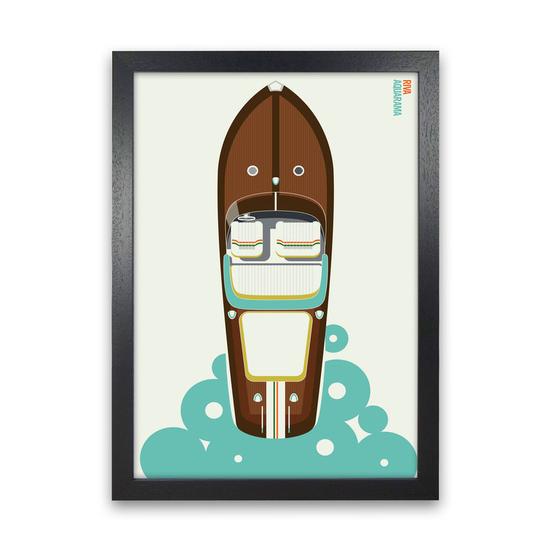 Icons Riva Art Print by Bo Lundberg Black Grain