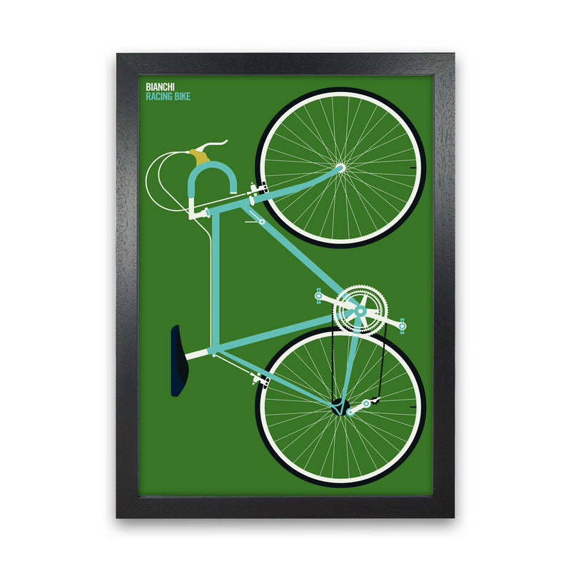 Icons Bianchi Full Art Print by Bo Lundberg Black Grain