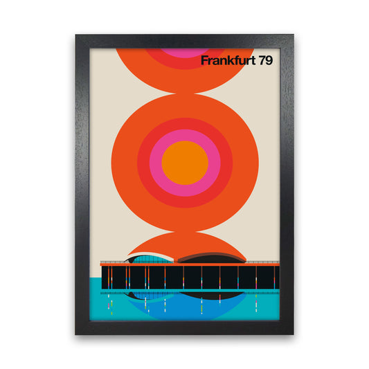 Frankfurt 79 Art Print by Bo Lundberg Black Grain