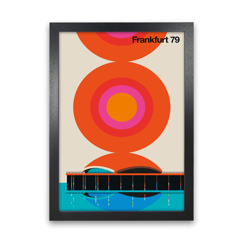 Frankfurt 79 Art Print by Bo Lundberg Black Grain