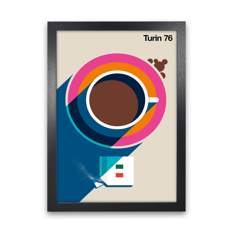 Turin 76 Art Print by Bo Lundberg Black Grain