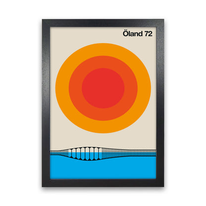 Öland 72 Art Print by Bo Lundberg Black Grain