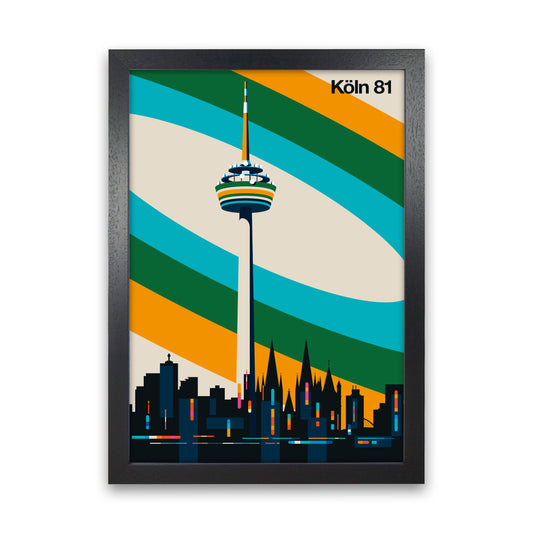 Köln 81 Art Print by Bo Lundberg Black Grain