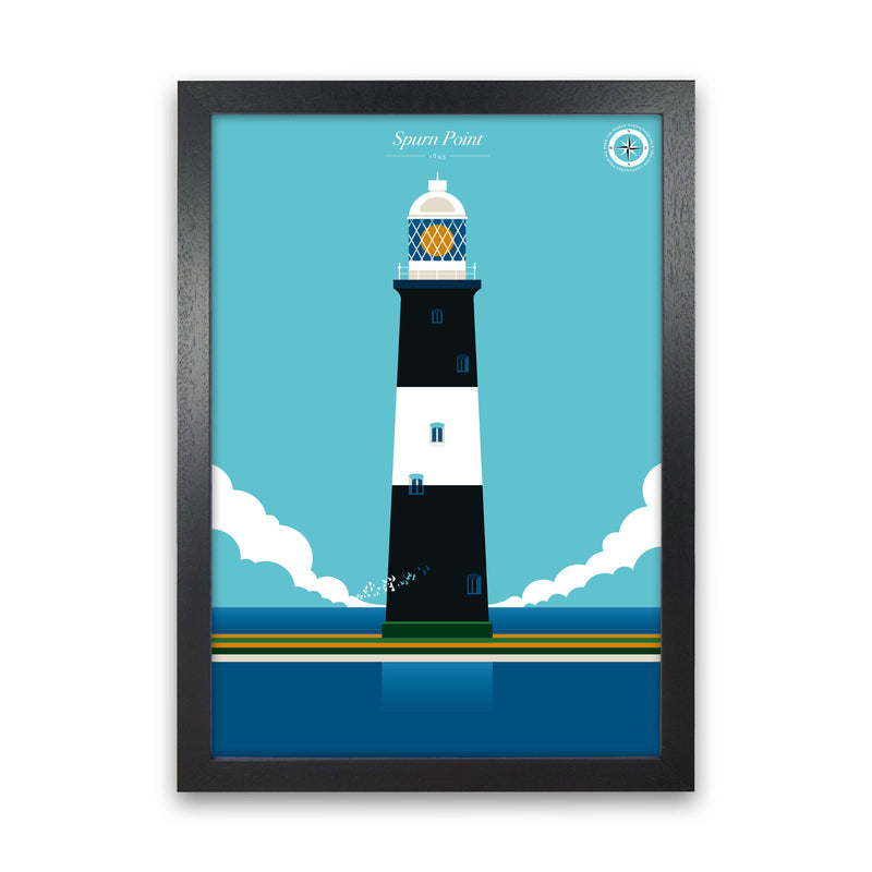 Spurn Point Art Print by Bo Lundberg Black Grain