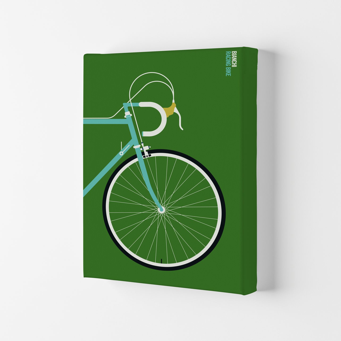 Icons Bianchi Front Art Print by Bo Lundberg Canvas