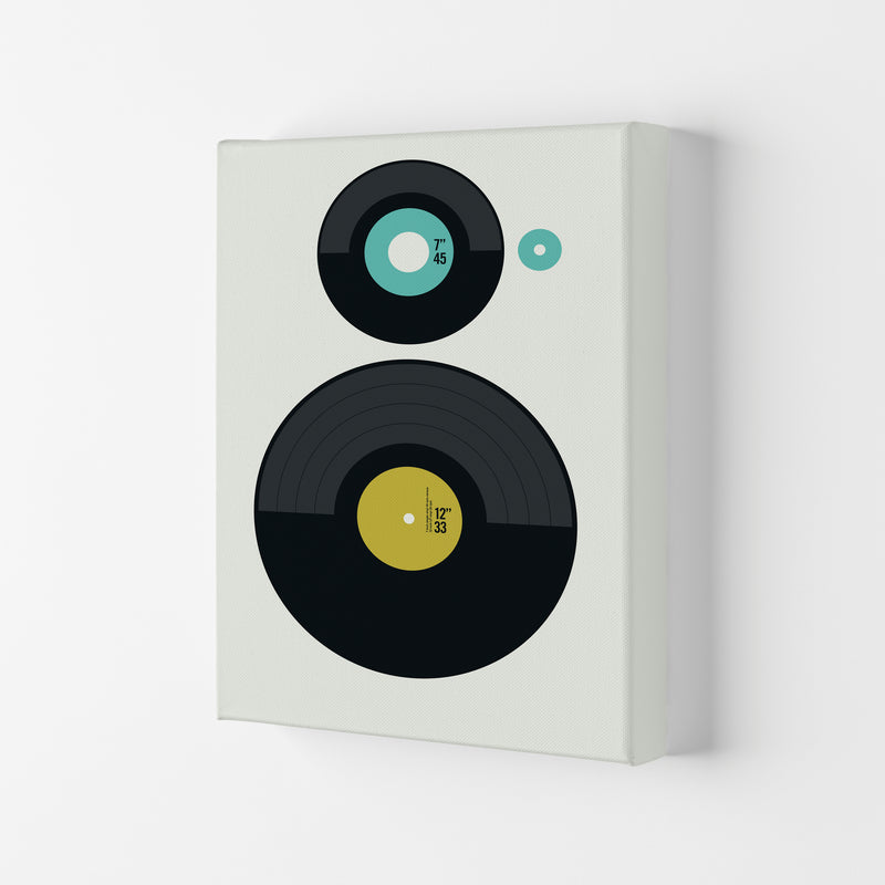 Icons LP vs EP Rev Art Print by Bo Lundberg Canvas
