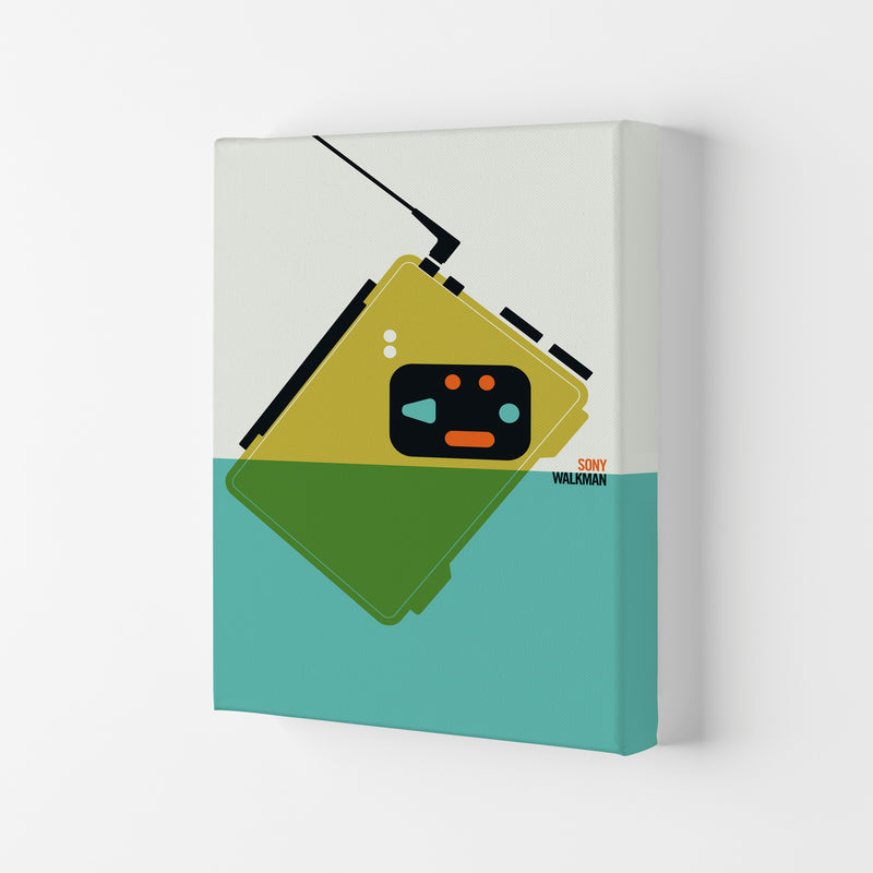 Icons Walkman Art Print by Bo Lundberg Canvas