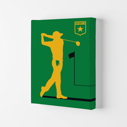 Golf Green Art Print by Bo Lundberg Canvas