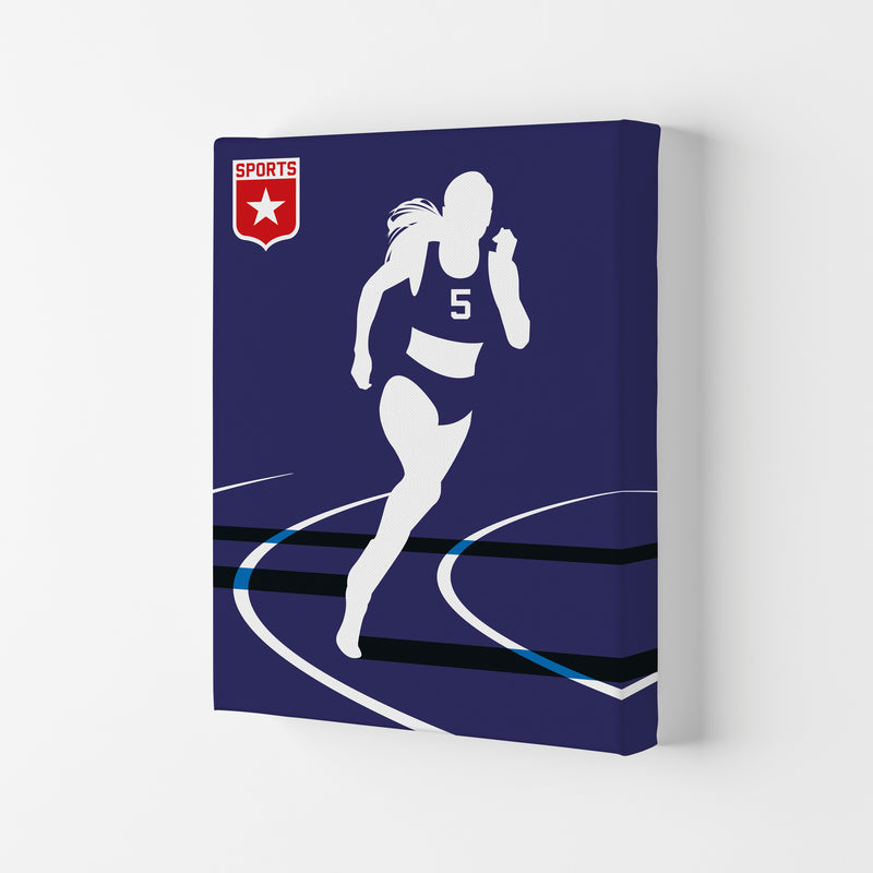 Runner Art Print by Bo Lundberg Canvas