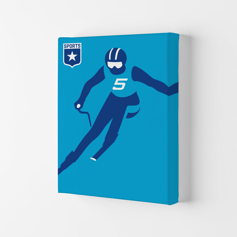 Slalom Art Print by Bo Lundberg Canvas