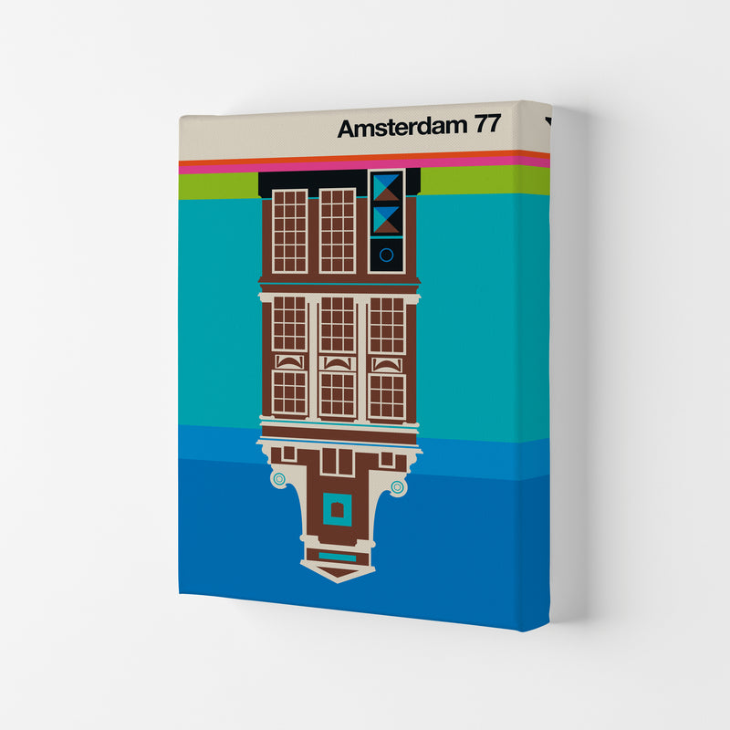 Amsterdam 77 Art Print by Bo Lundberg Canvas