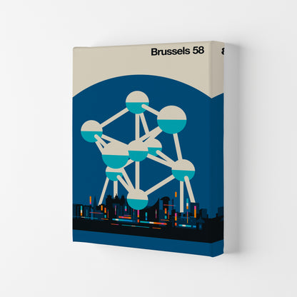 Brussels 58 Art Print by Bo Lundberg Canvas