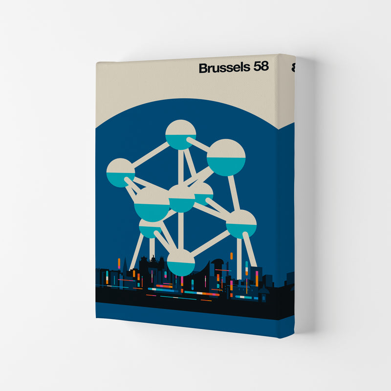 Brussels 58 Art Print by Bo Lundberg Canvas