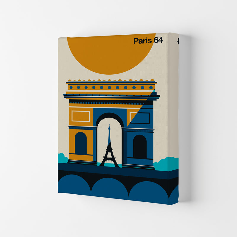 Paris 64 Art Print by Bo Lundberg Canvas