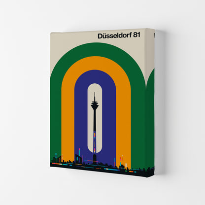 Düsseldorf 81 Art Print by Bo Lundberg Canvas