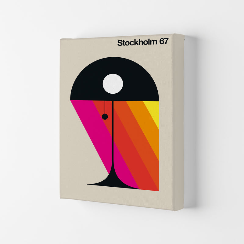 Stockholm 67 Art Print by Bo Lundberg Canvas