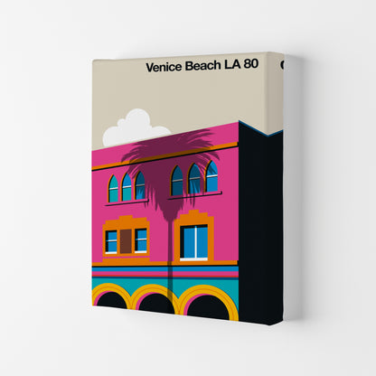 Venice Beach 80 Art Print by Bo Lundberg Canvas