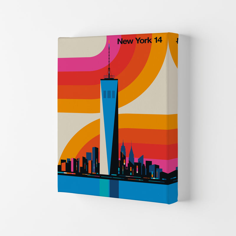 New York 14 Art Print by Bo Lundberg Canvas