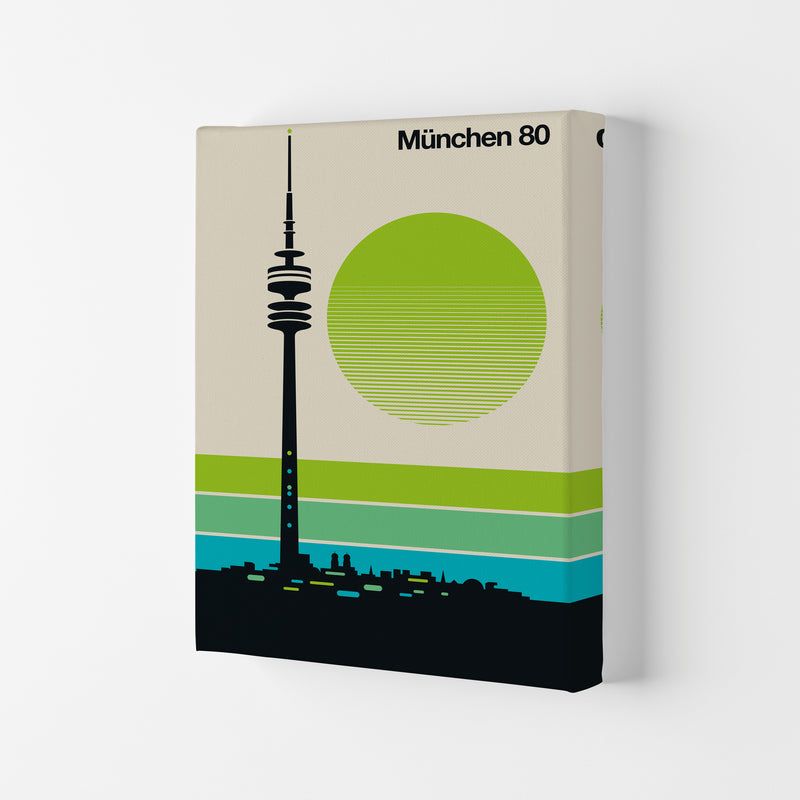 München 80 Art Print by Bo Lundberg Canvas