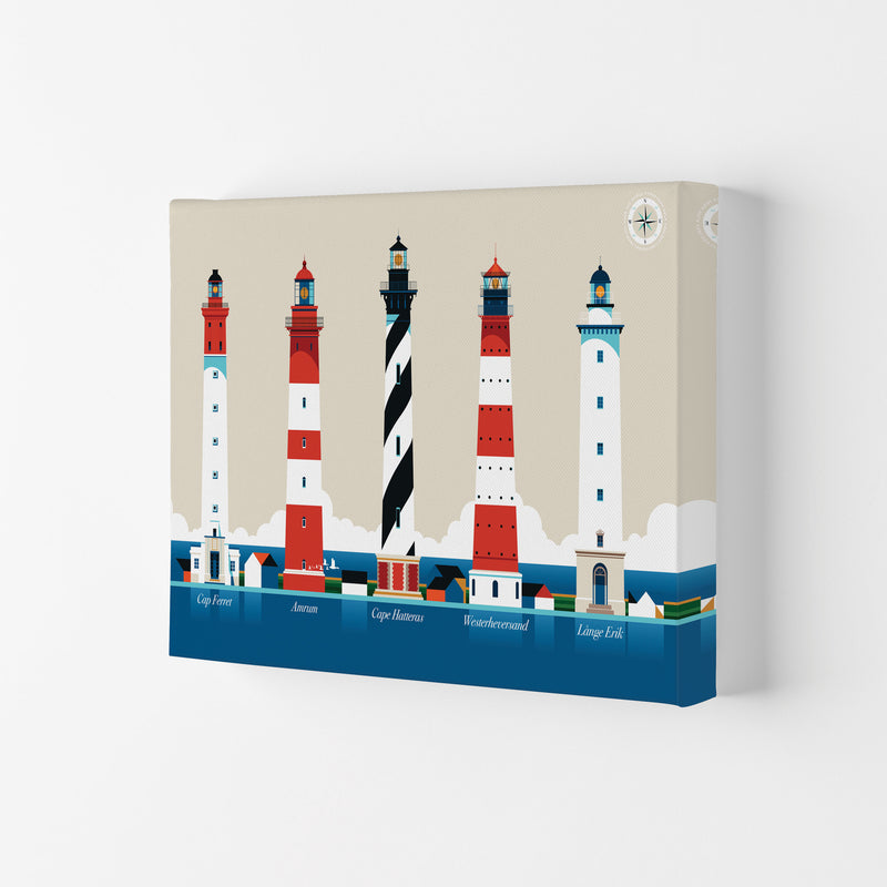 Lighthouse Island 150 Art Print by Bo Lundberg Canvas