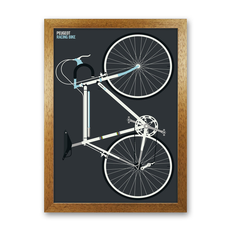 Peugeot Full Art Print by Bo Lundberg Oak Grain