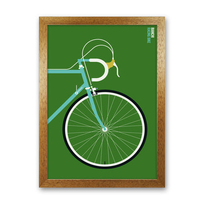 Icons Bianchi Front Art Print by Bo Lundberg Oak Grain