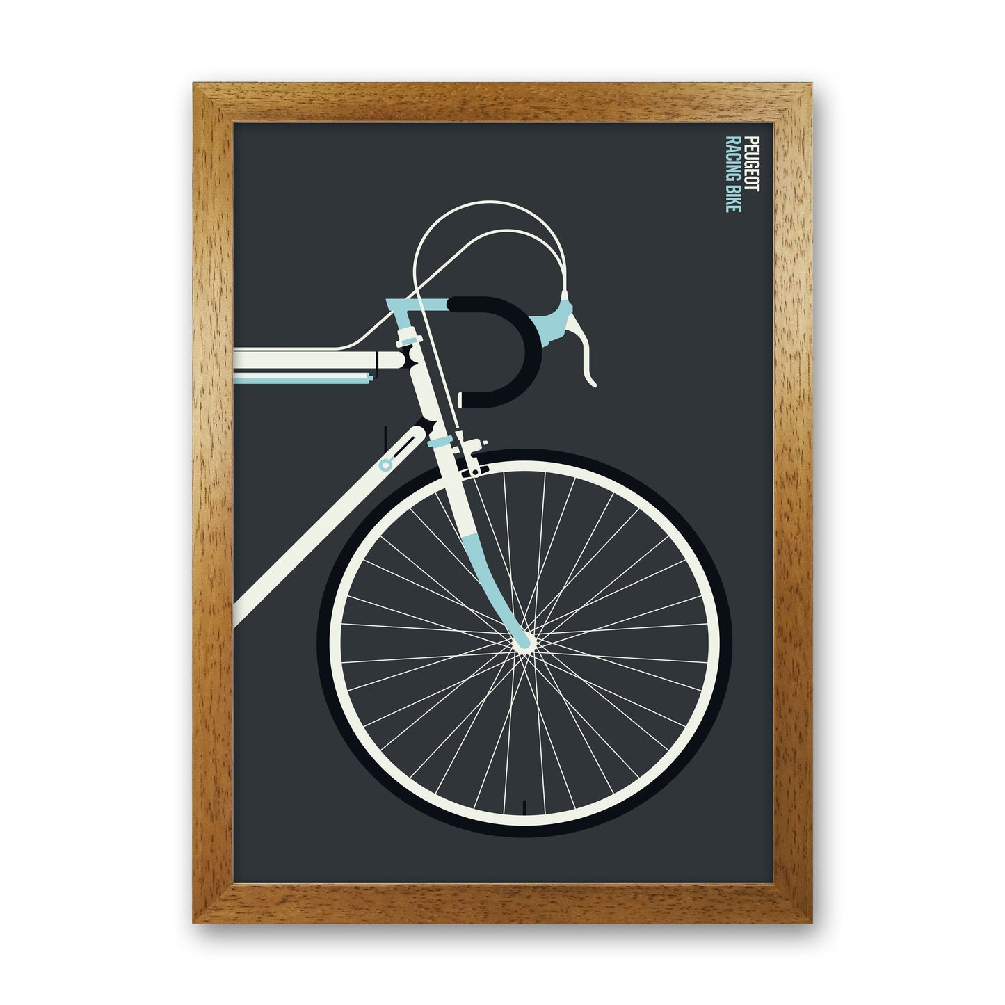 Peugeot front Art Print by Bo Lundberg Oak Grain