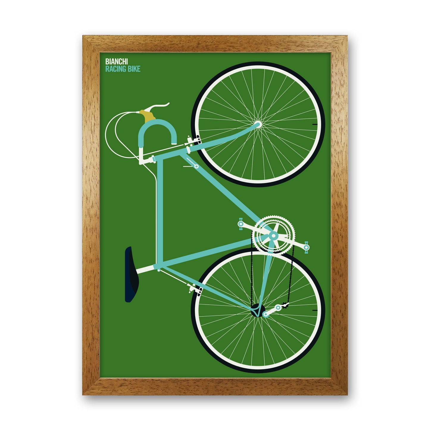 Icons Bianchi Full Art Print by Bo Lundberg Oak Grain