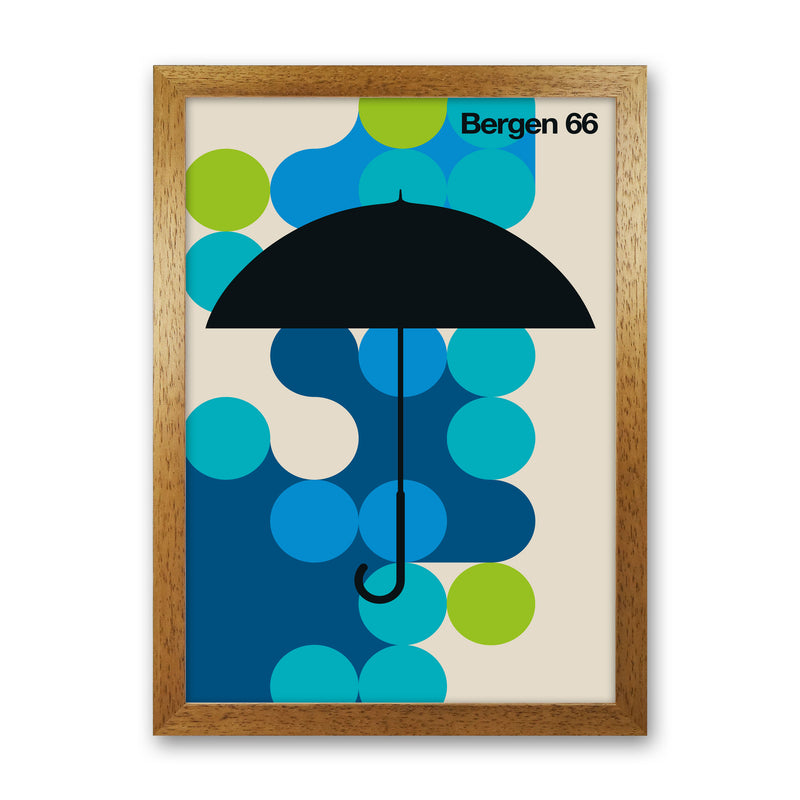 Bergen 66 Art Print by Bo Lundberg Oak Grain