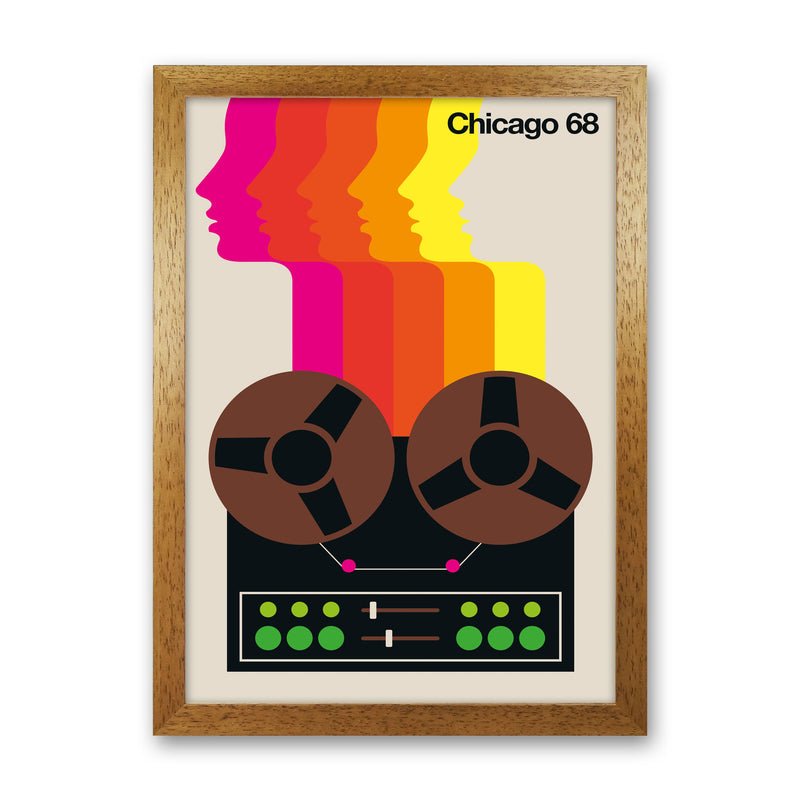 Chicago 68 Art Print by Bo Lundberg Oak Grain