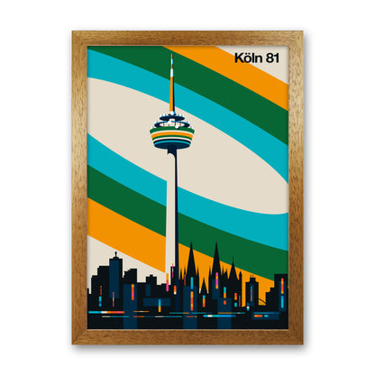 Köln 81 Art Print by Bo Lundberg Oak Grain