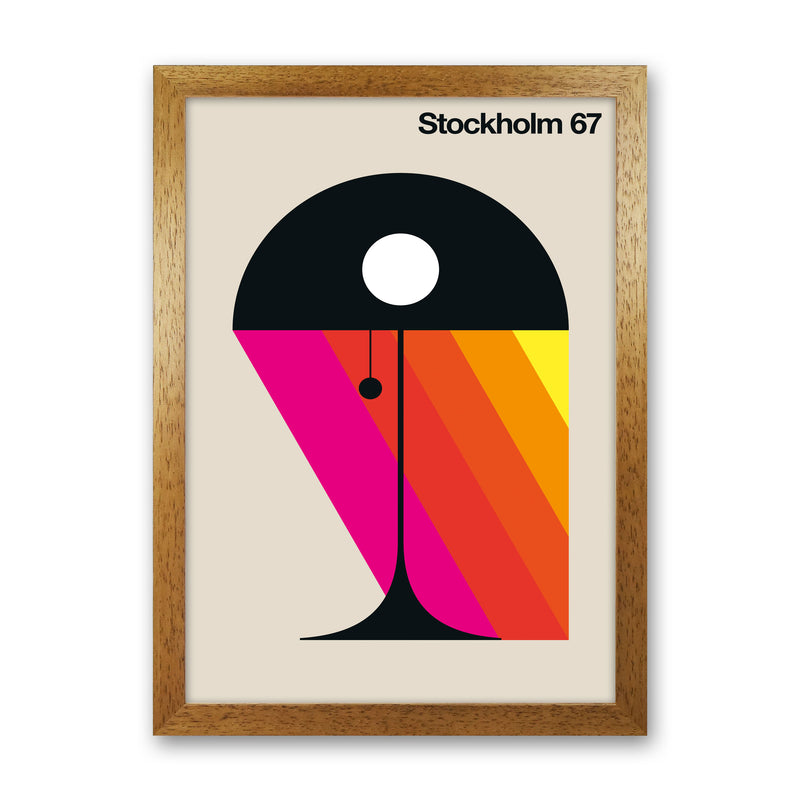 Stockholm 67 Art Print by Bo Lundberg Oak Grain