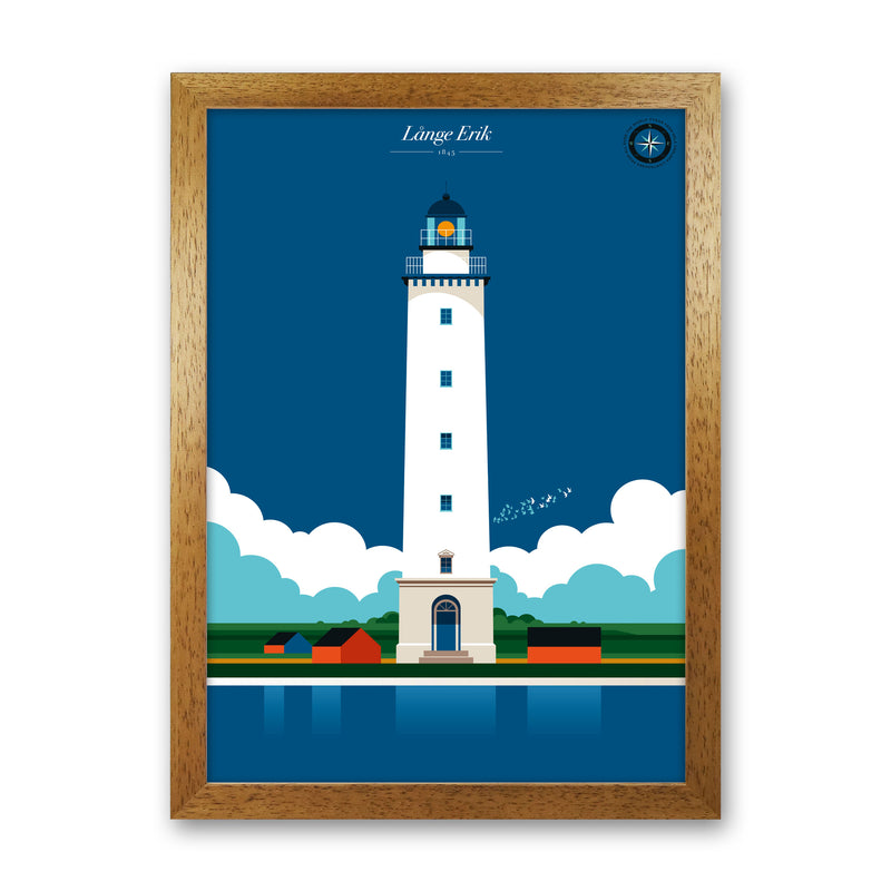 Långe Erik Art Print by Bo Lundberg Oak Grain