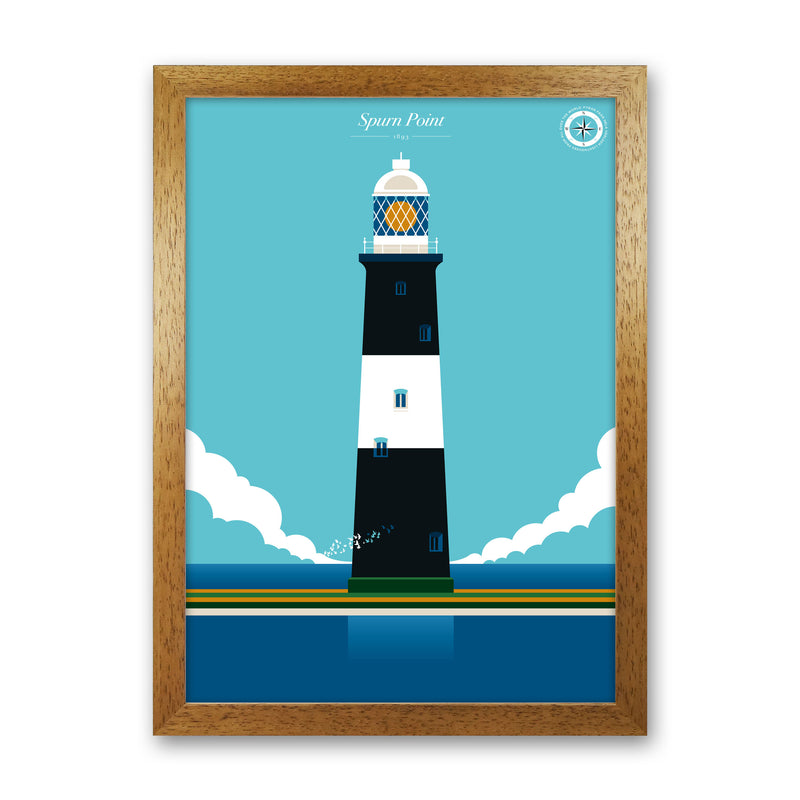 Spurn Point Art Print by Bo Lundberg Oak Grain