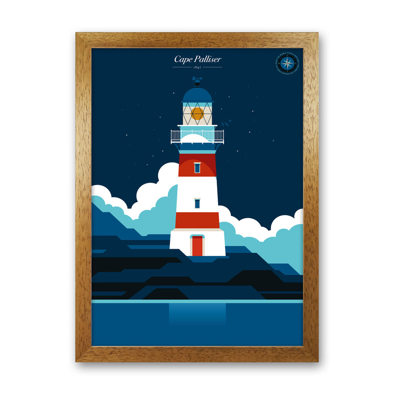 Cape Palliser Art Print by Bo Lundberg Oak Grain