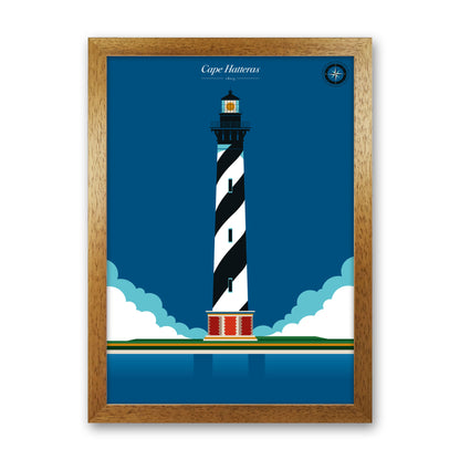 Cape Hatteras Art Print by Bo Lundberg Oak Grain