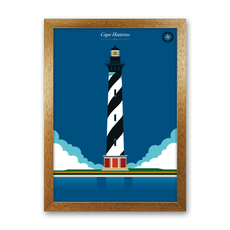 Cape Hatteras Art Print by Bo Lundberg Oak Grain