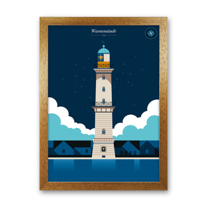 Warnemünde Art Print by Bo Lundberg Oak Grain
