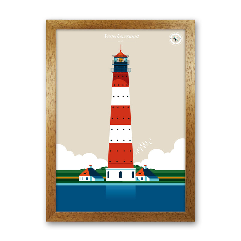Westerheversand Art Print by Bo Lundberg Oak Grain