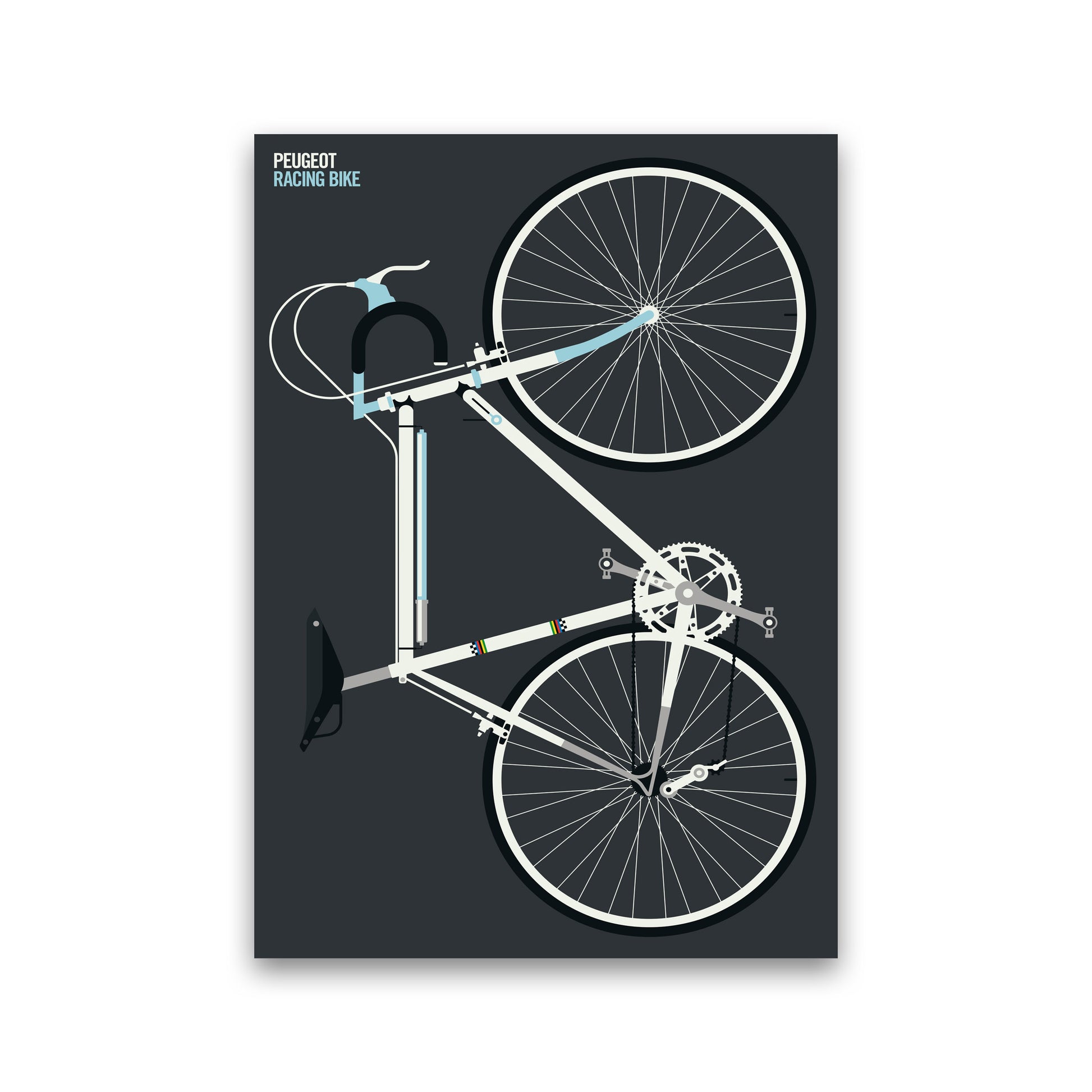 Peugeot Full Art Print by Bo Lundberg Print Only