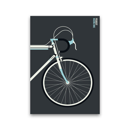 Peugeot front Art Print by Bo Lundberg Print Only