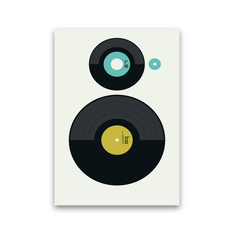 Icons LP vs EP Rev Art Print by Bo Lundberg Print Only