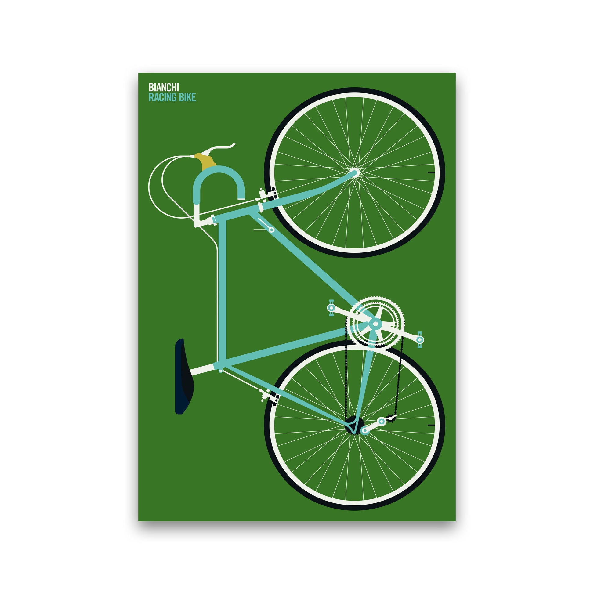 Icons Bianchi Full Art Print by Bo Lundberg Print Only