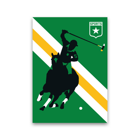Polo Art Print by Bo Lundberg Print Only