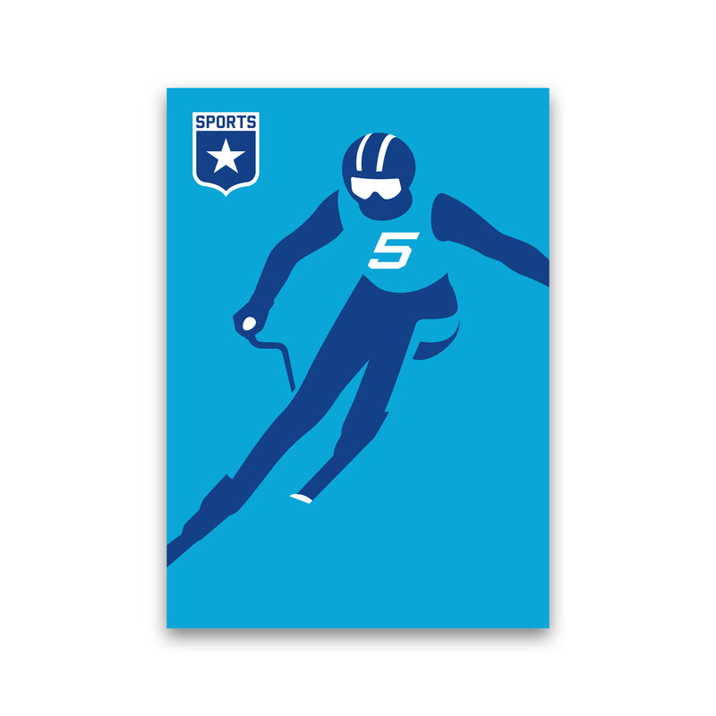Slalom Art Print by Bo Lundberg Print Only